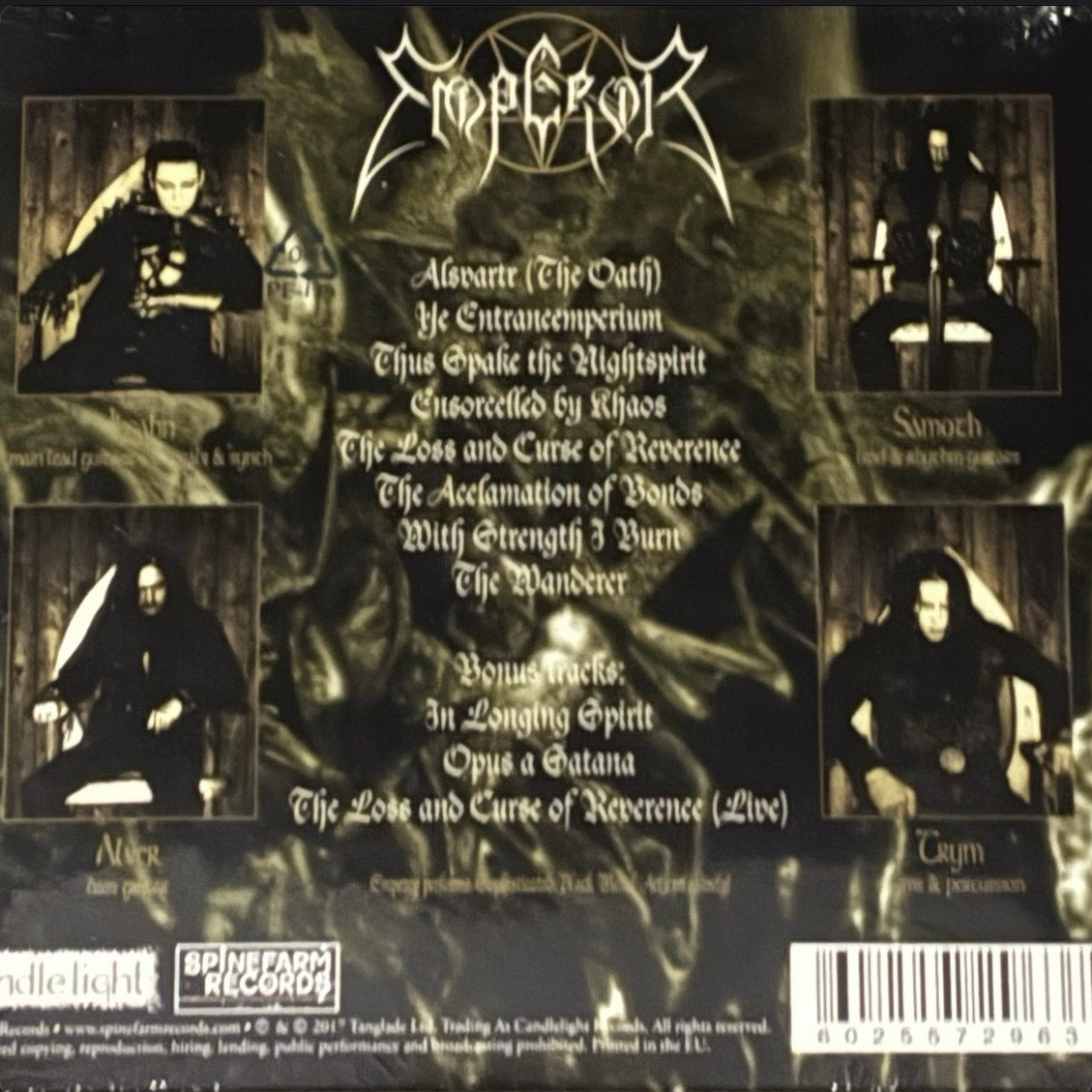 Emperor Anthems to the Welkin at Dusk CD