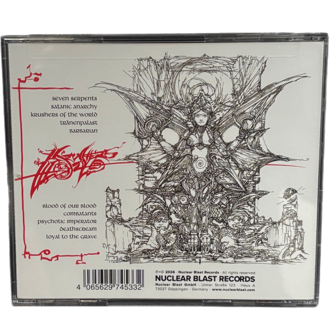 Kreator Krushers of the World CD (NEW RELEASE)