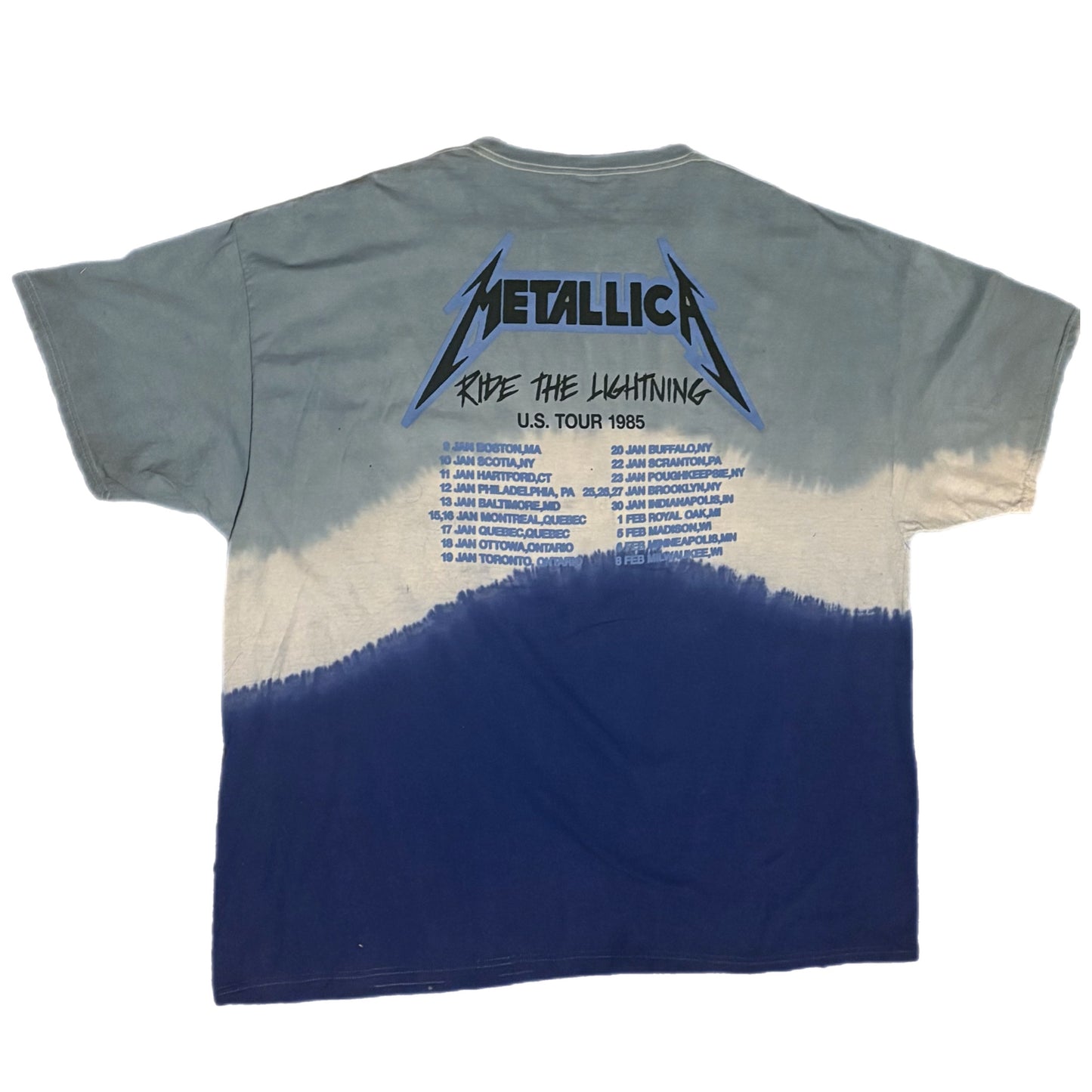 Metallica Ride the Lightning Tour T-Shirt (XL)