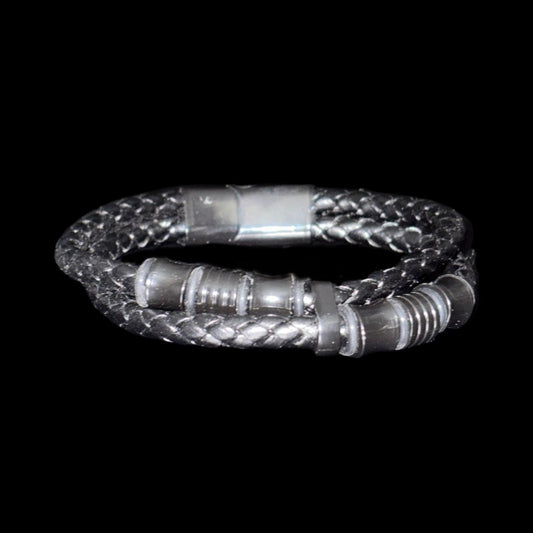 Black Leather Bracelet