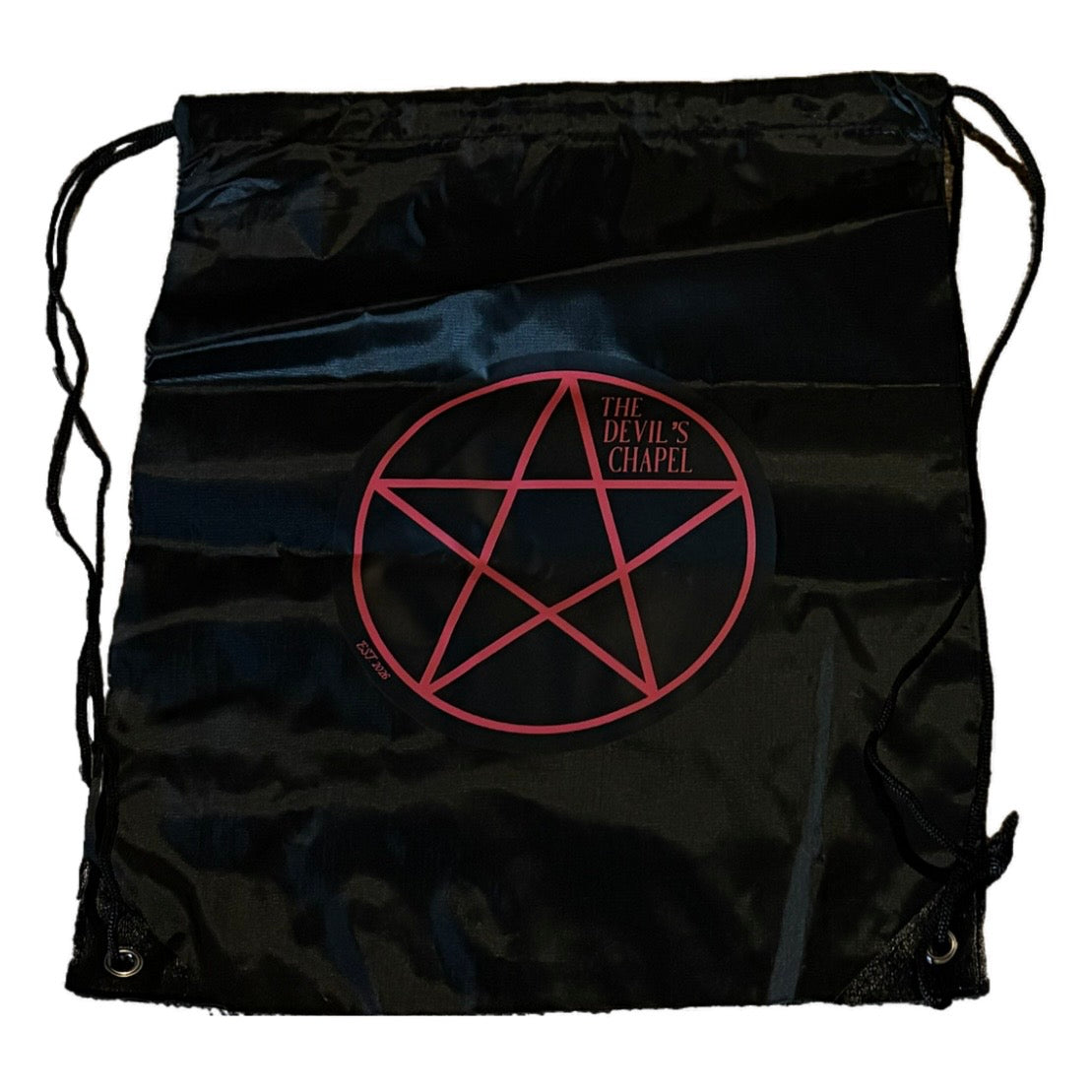 Devil’s Chapel Drawstring Bag