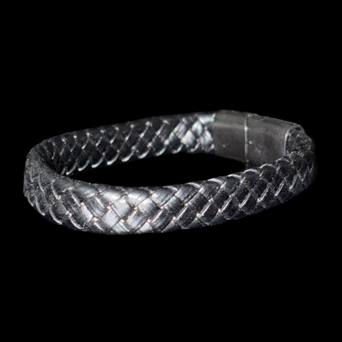 Black Leather Bracelet