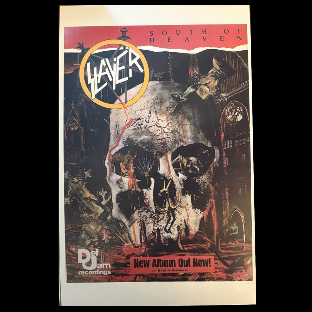 Slayer South of Heaven Poster