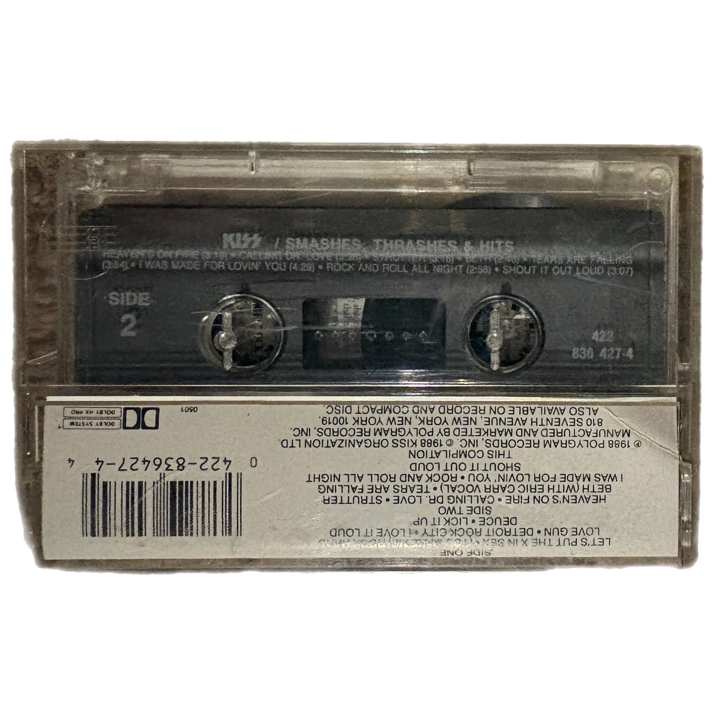 KISS Smashes, Thrashes & Hits Cassette
